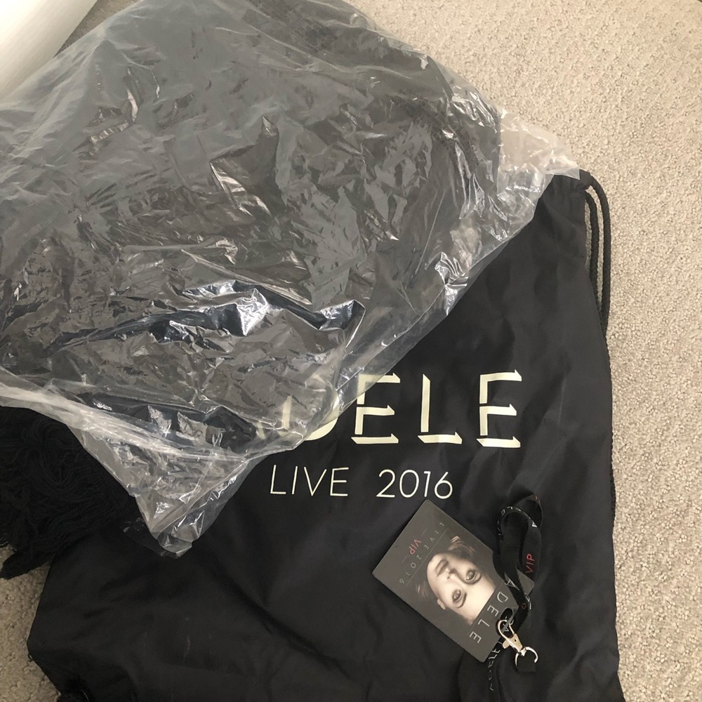 Adele concert VIP merchandise